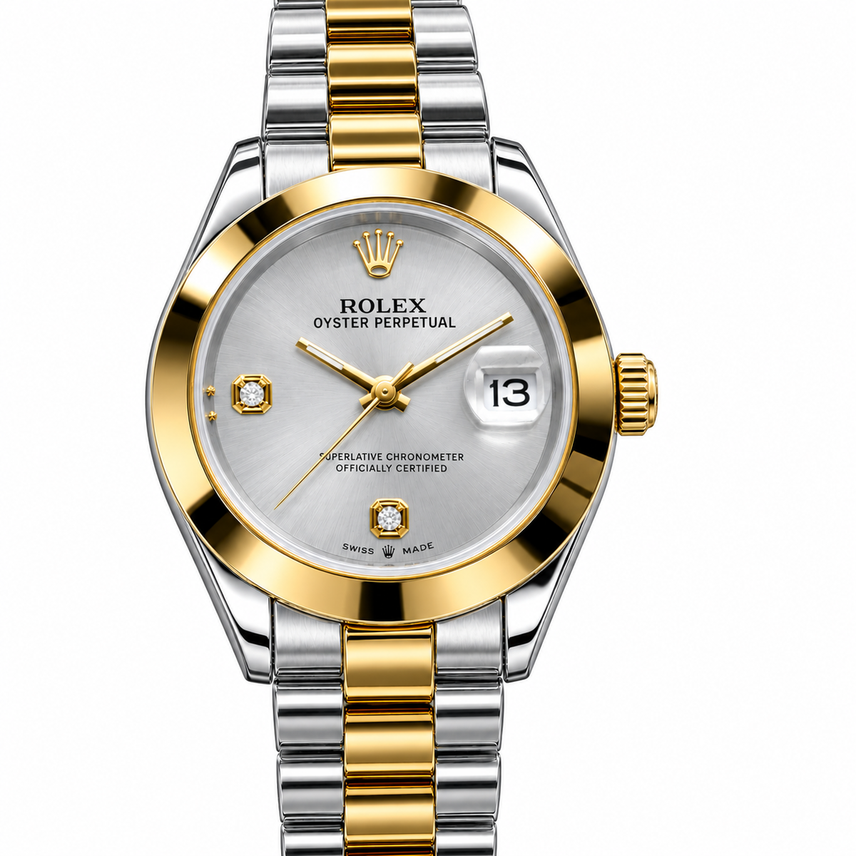 Women's Classic Watch – Grey Diamond Dial