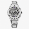 Skeleton Chronograph Watch – Titanium Grey
