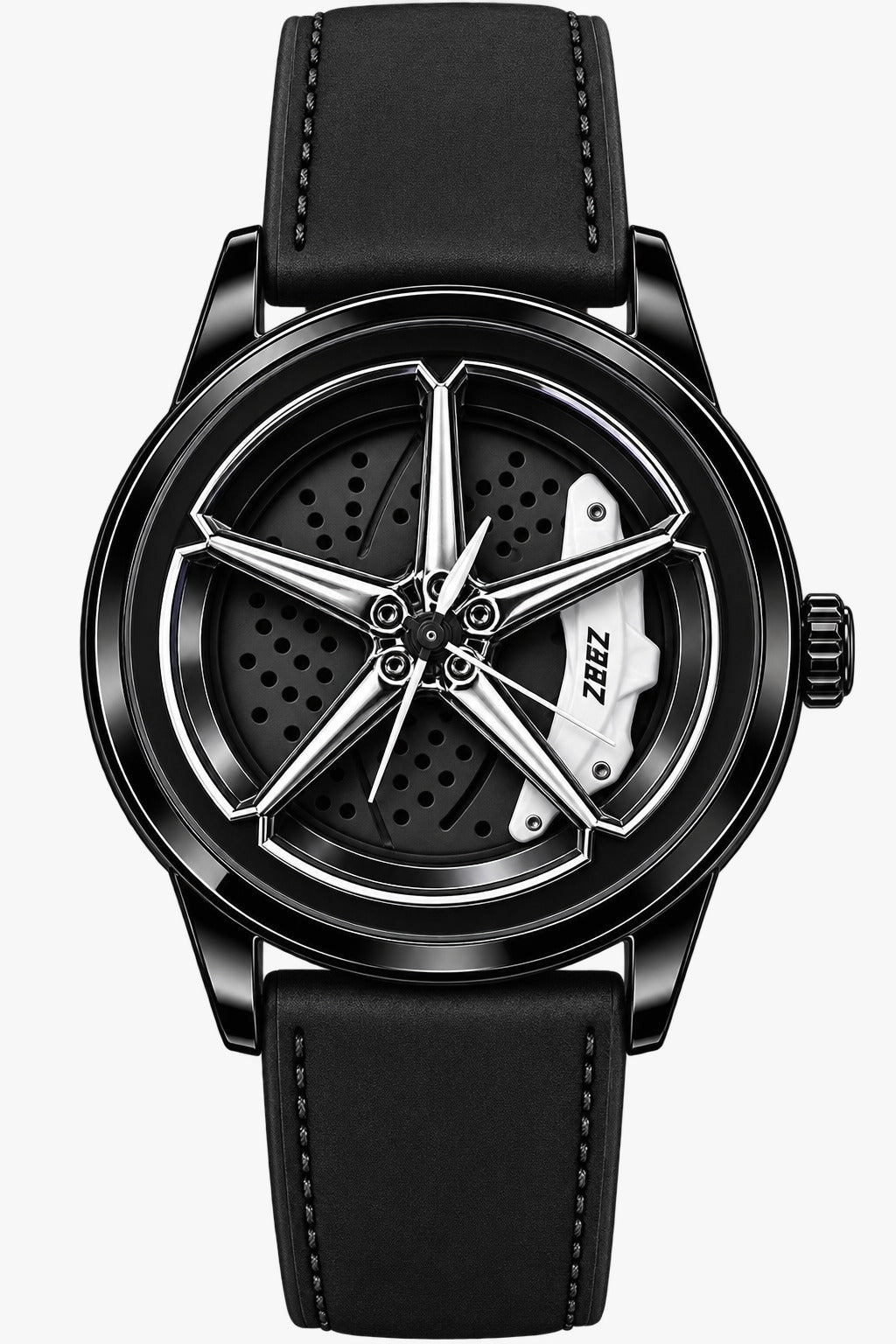 Racing Wheel Skeleton Watch – Automotive Inspired Timepiece