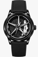 Racing Wheel Skeleton Watch – Automotive Inspired Timepiece