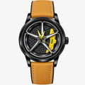 Racing Wheel Skeleton Watch – Automotive Inspired Timepiece