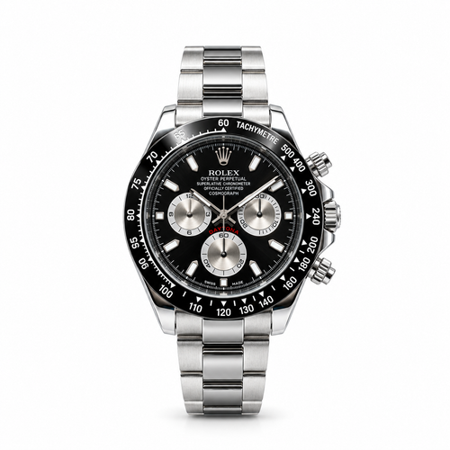 Chronograph Watch – Black and Gold Dial