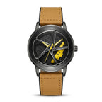 Racing Wheel Skeleton Watch – Automotive Inspired Timepiece